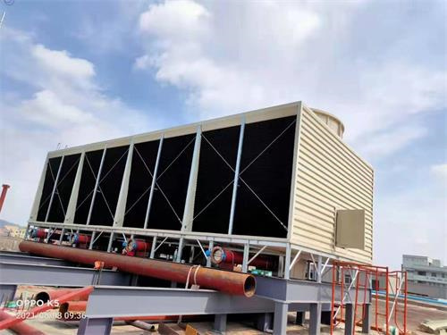 为什么闭式冷却塔能节约大量的水？(冷却塔机组的工作原理图)